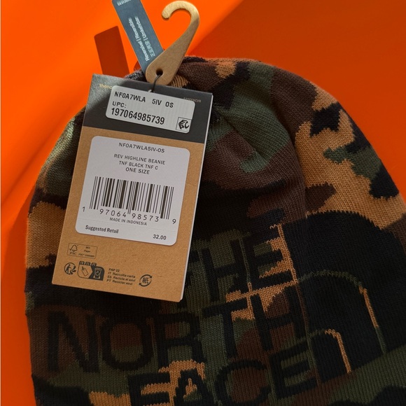 The North Face Multicolor Camouflage Beanie - Picture 2 of 4